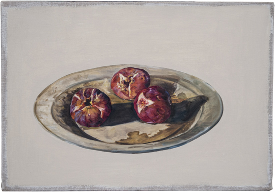 Assiette de figues, 2014 par Dominique Renson